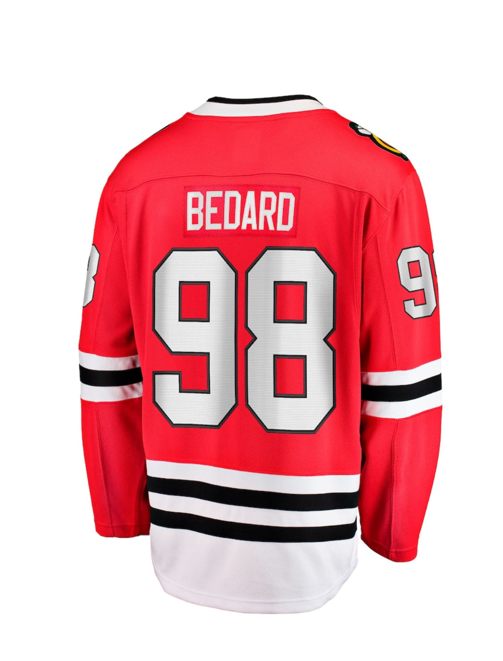 1.Connor Bedard Röd Chicago Blackhawks Hemma Breakaway Spelatröja