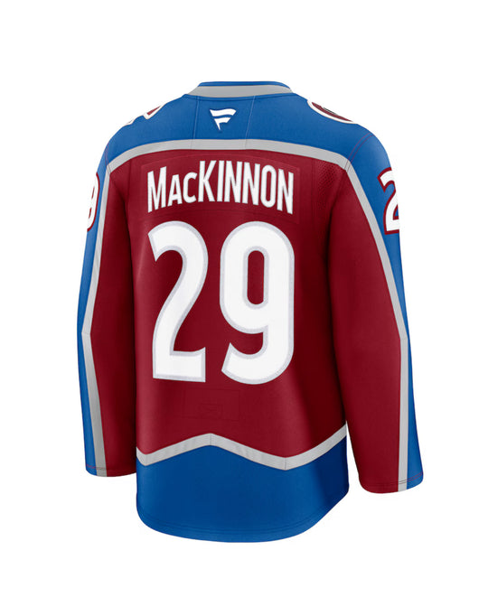 Nathan MacKinnon Vinröd Colorado Avalanche Hemmapremiumtröja