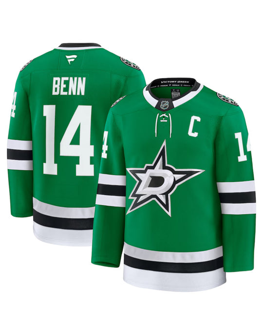 Jamie Benn Kelly grön Dallas Stars Hemmapremiumtröja