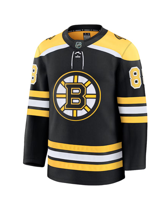 Boston Bruins Fanatics Branded Home Premium Jersey - Black - David Pastrnak