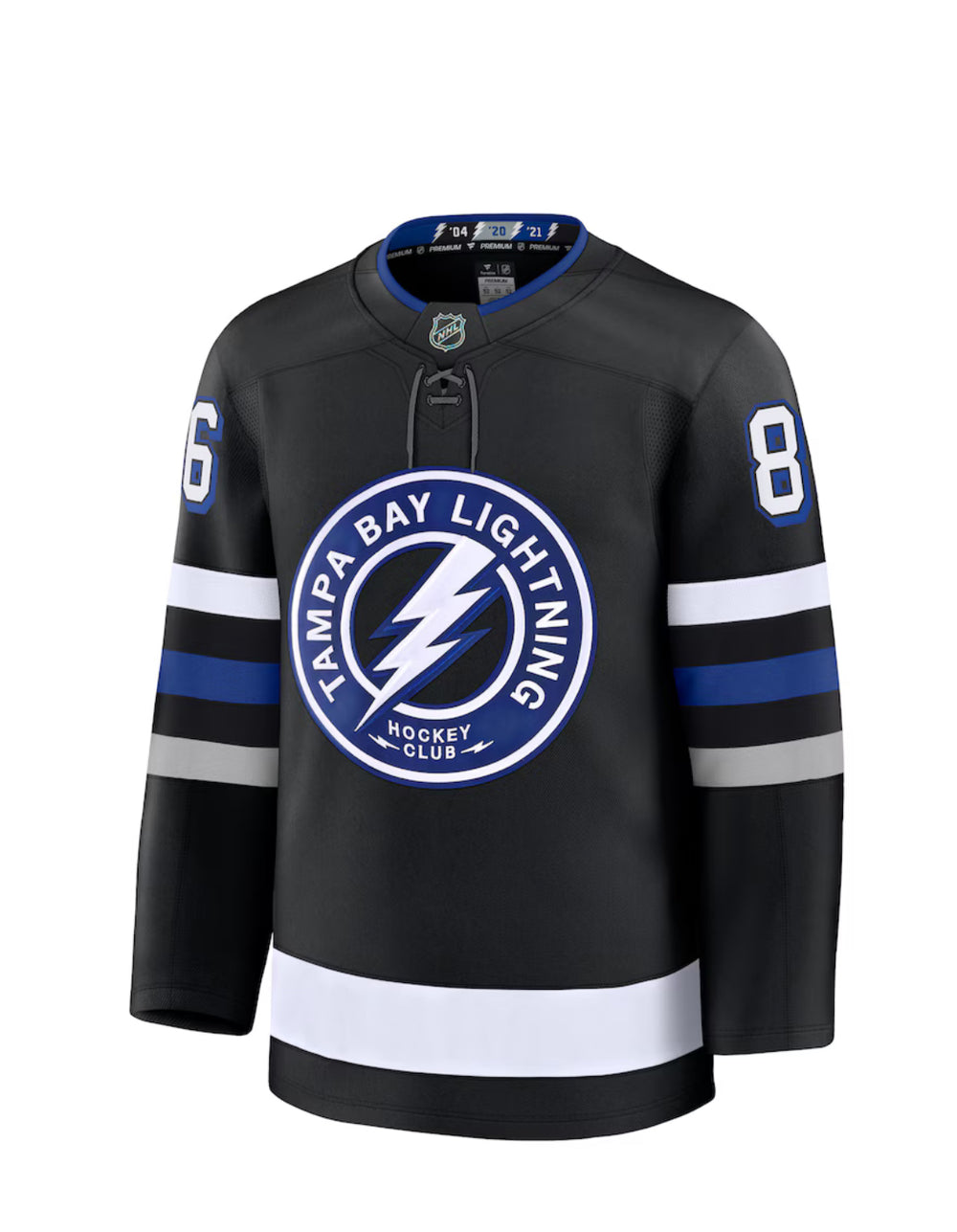 Nikita Kucherov Svart Tampa Bay Lightning Alternate Premium Jersey