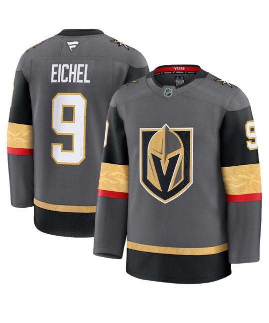 Jack Eichel Gray Vegas Golden Knights Alternate Premium Jersey