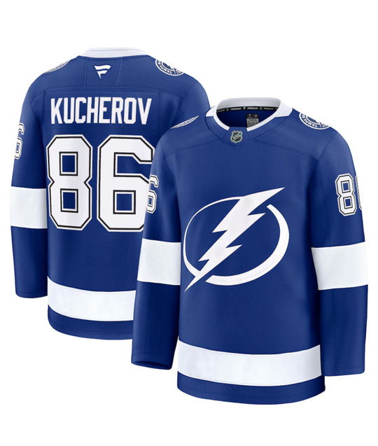 Nikita Kucherov Blue Tampa Bay Lightning Home Premium Jersey