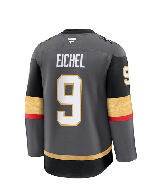 Jack Eichel Gray Vegas Golden Knights Alternate Premium Jersey